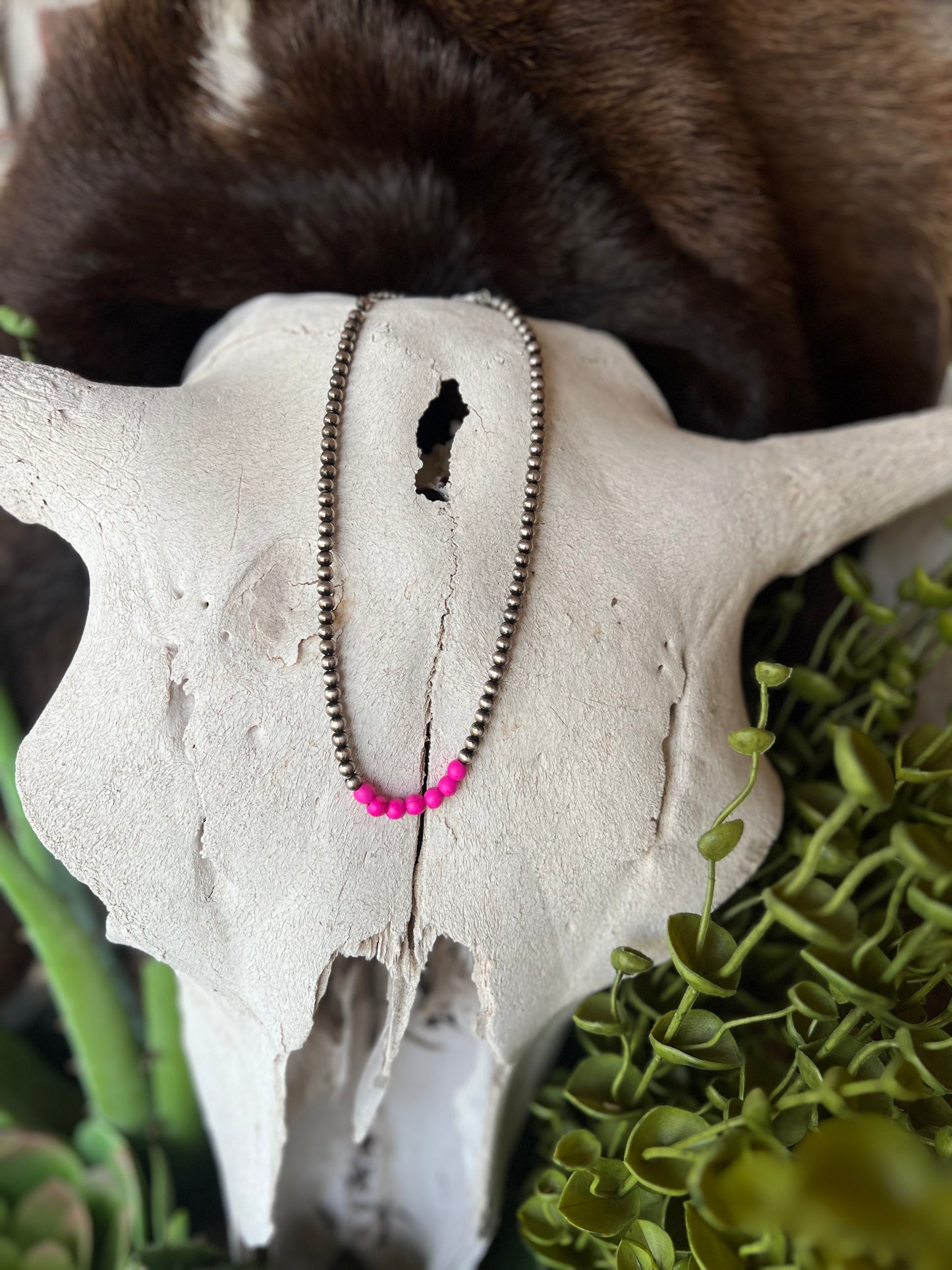Single beaded necklaces